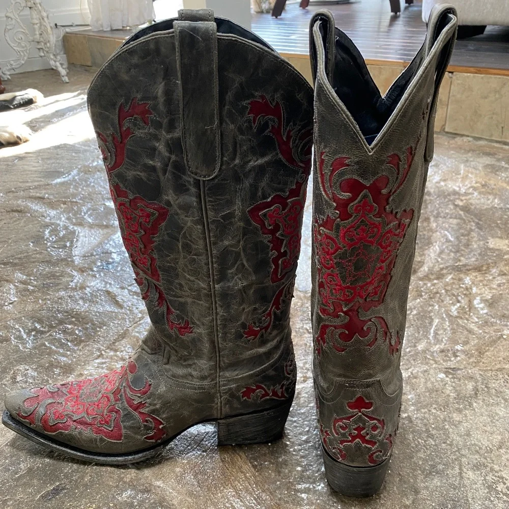 Lane cowboy boots - Picture 1 of 6